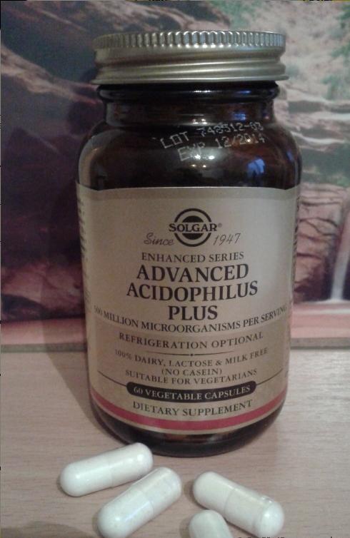 Solgar advanced acidophilus plus